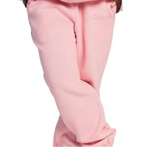 Comfrt Minimalist Sweatpants Pale Pink Joggers Soft Lounge Pants Size M NWT